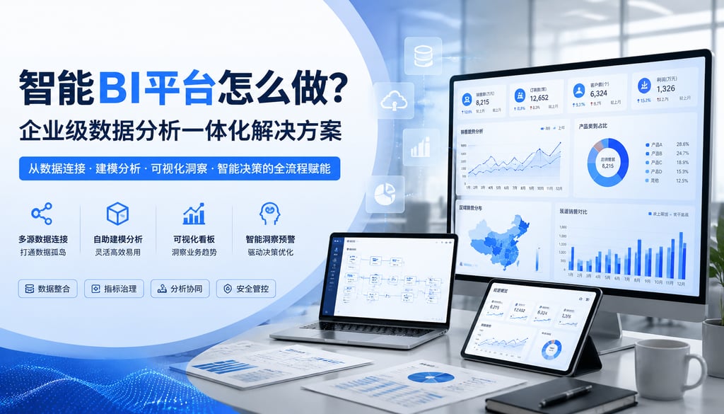 智能BI平台怎么做？企业级数据分析一体化解决方案