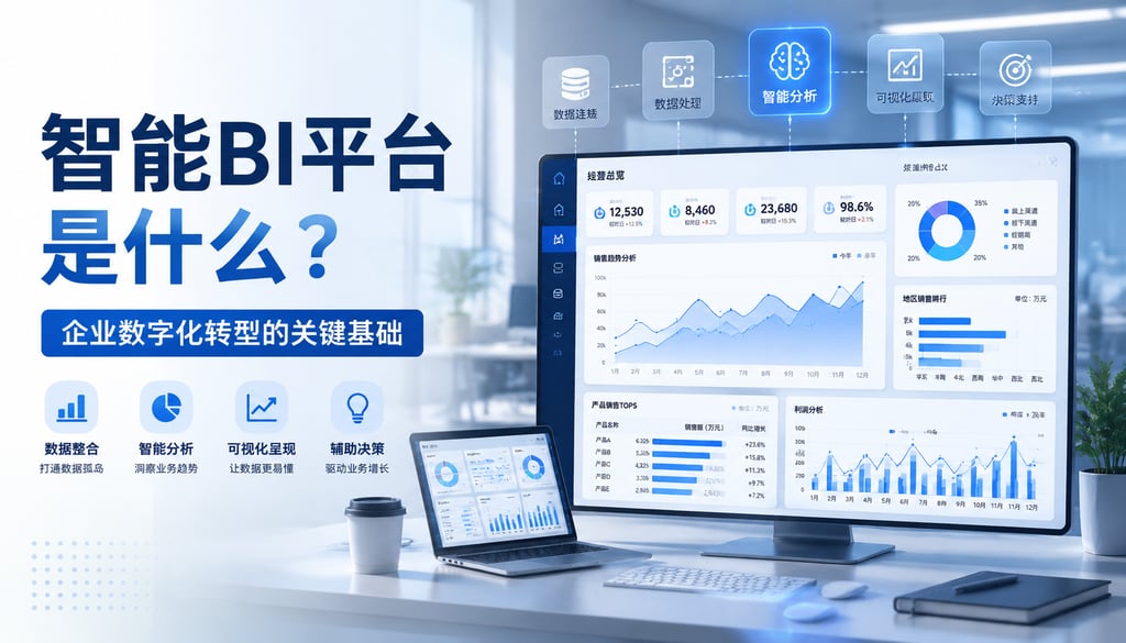 智能BI平台是什么？企业数字化转型的关键基础