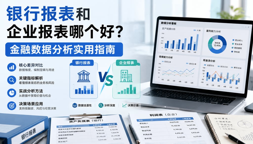 银行报表和企业报表哪个好？金融数据分析实用指南
