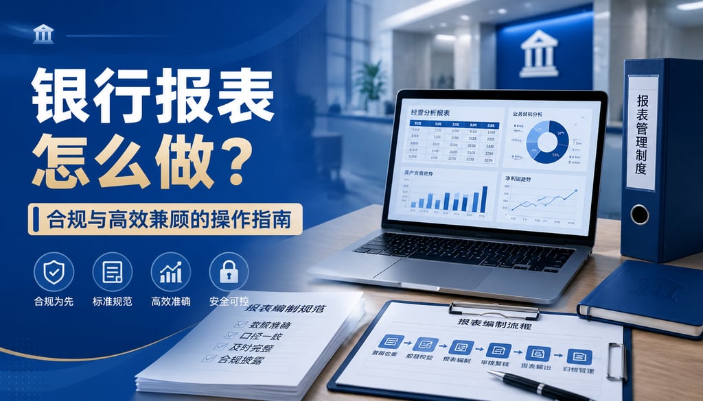 银行报表怎么做？合规与高效兼顾的操作指南