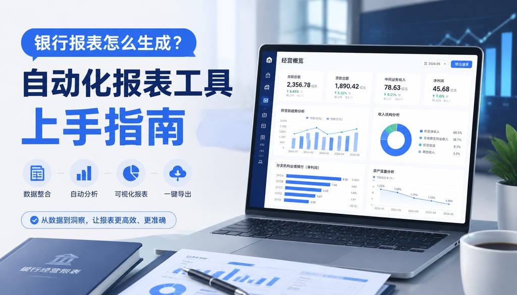 银行报表怎么生成？自动化报表工具上手指南