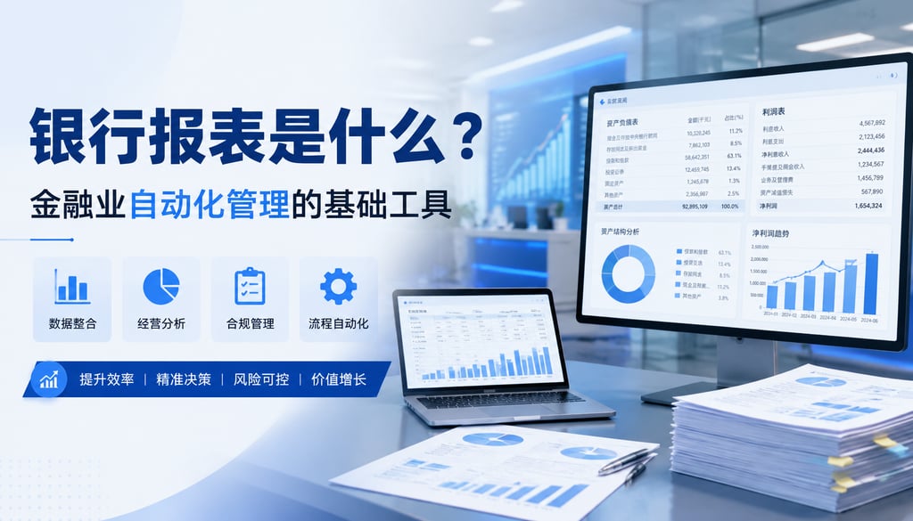 银行报表是什么？金融业自动化管理的基础工具