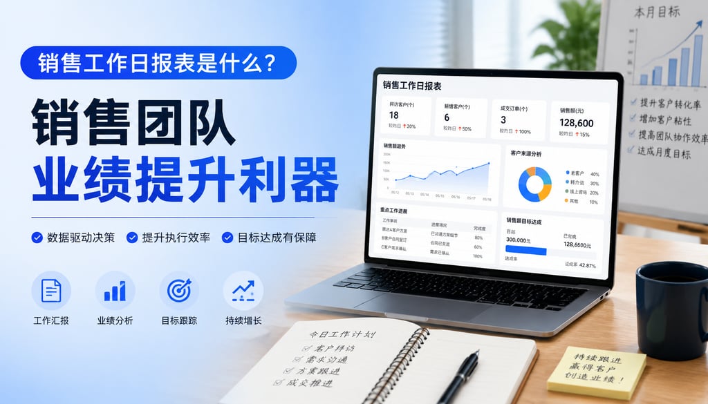 销售工作日报表是什么？销售团队业绩提升利器