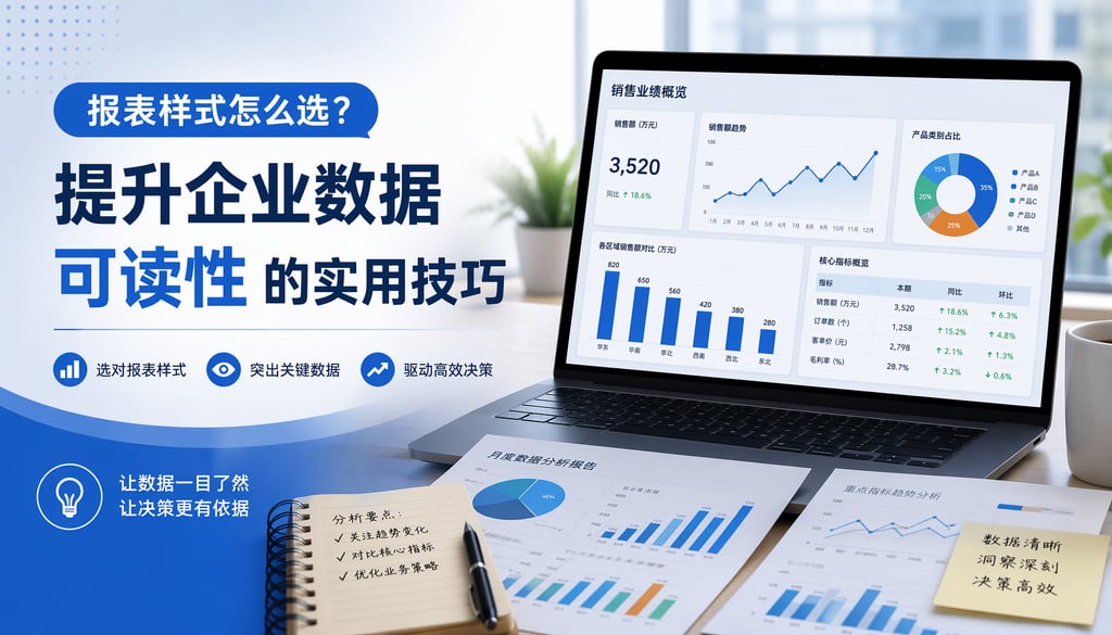 报表样式怎么选？提升企业数据可读性的实用技巧