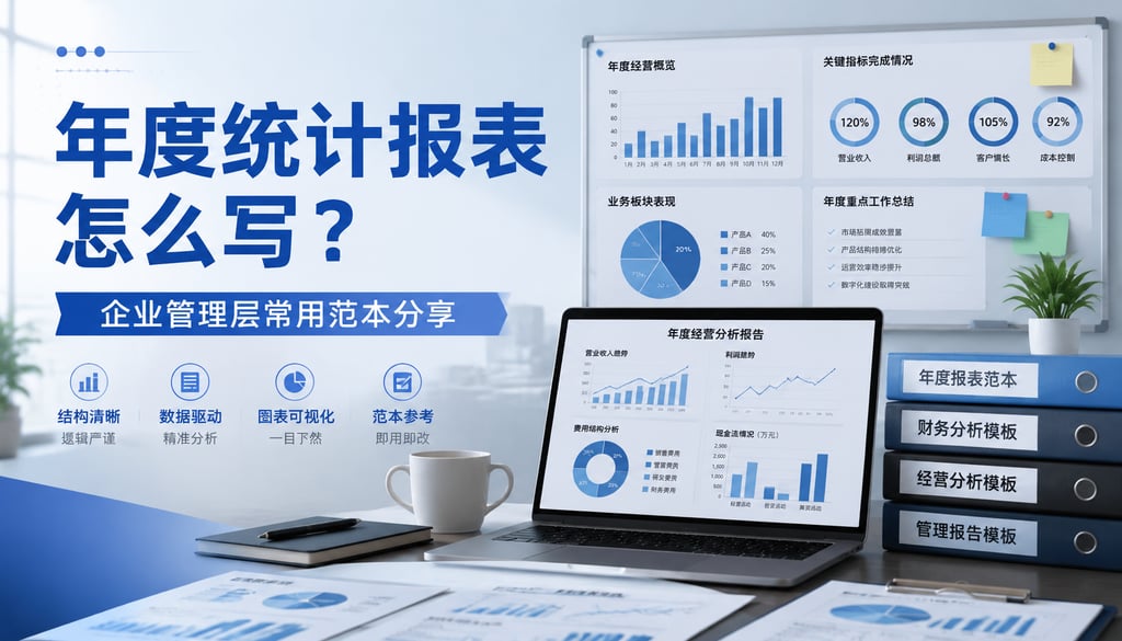 年度统计报表怎么写？企业管理层常用范本分享