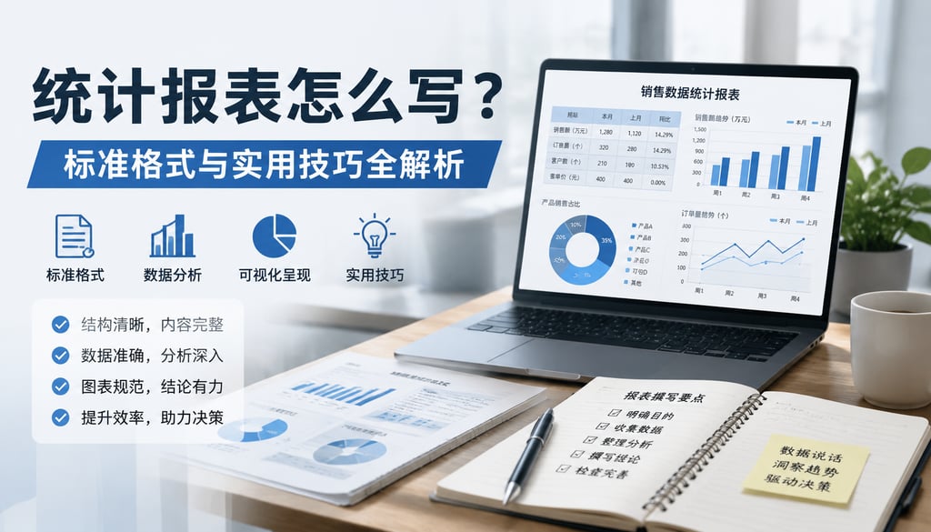 统计报表怎么写？标准格式与实用技巧全解析