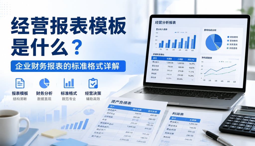 经营报表模板是什么？企业财务报表的标准格式详解