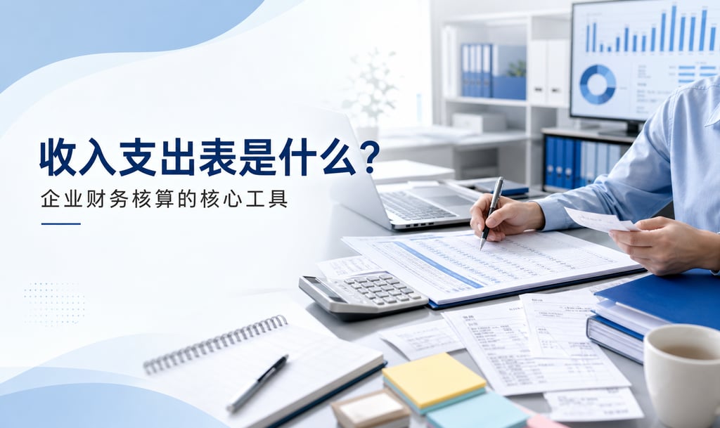收入支出表是什么？企业财务核算的核心工具