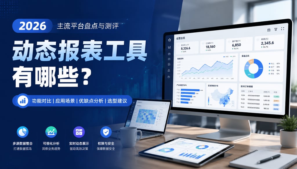 动态报表工具有哪些？2026主流平台盘点与测评