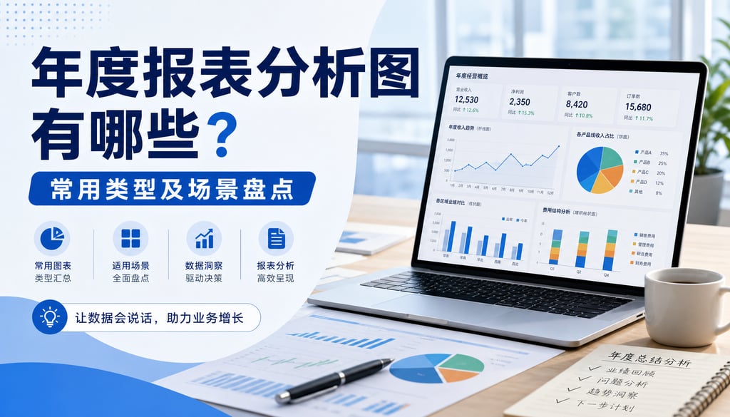 年度报表分析图有哪些？常用类型及场景盘点