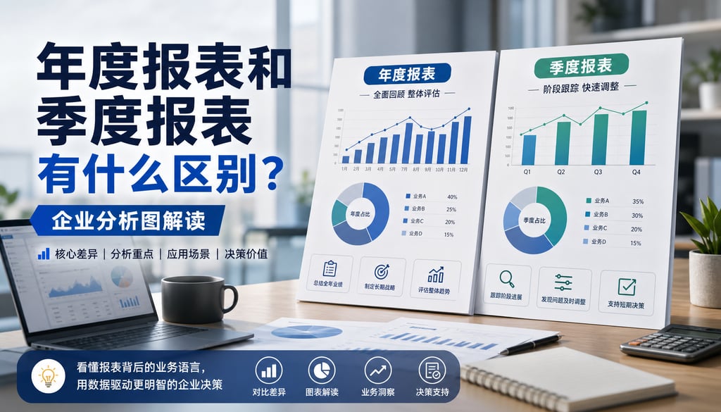 年度报表和季度报表有什么区别？企业分析图解读