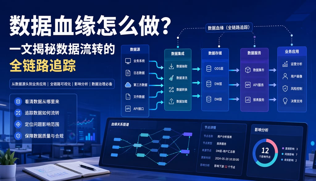 数据血缘怎么做？一文揭秘数据流转的全链路追踪