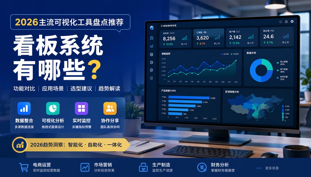 看板系统有哪些？2026主流可视化工具盘点推荐