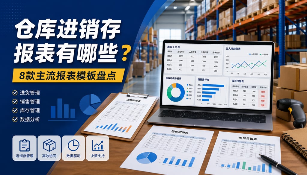 仓库进销存报表有哪些？8款主流报表模板盘点