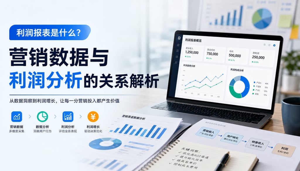 利润报表是什么？营销数据与利润分析的关系解析