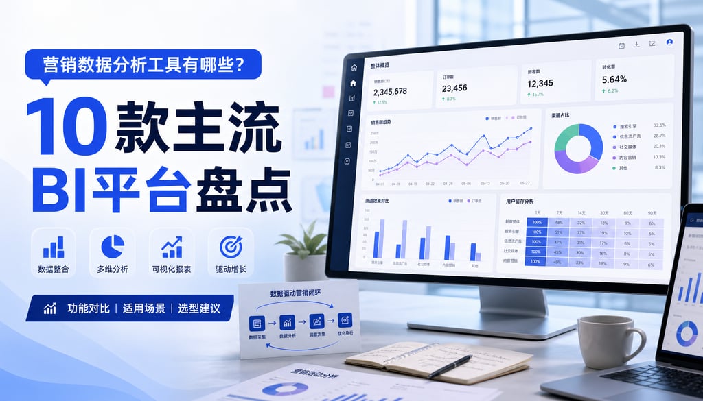 营销数据分析工具有哪些？10款主流BI平台盘点