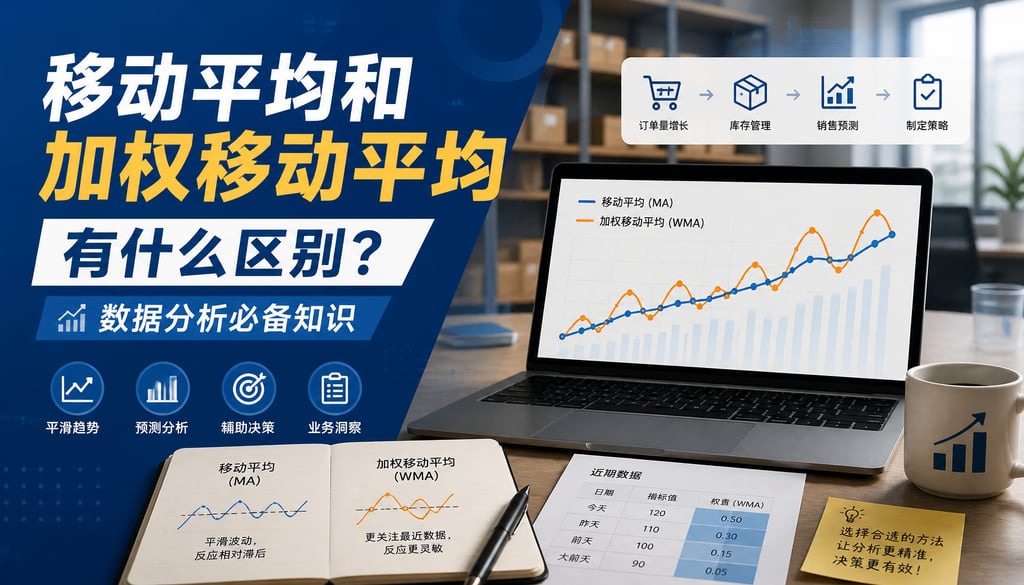 移动平均和加权移动平均有什么区别？数据分析必备知识