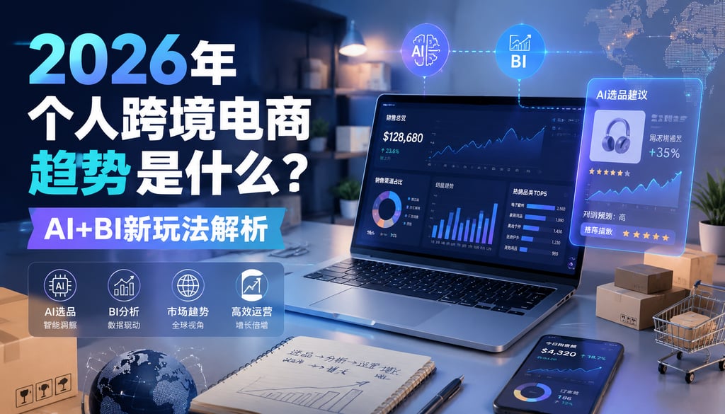 2026年个人跨境电商趋势是什么？AI+BI新玩法解析