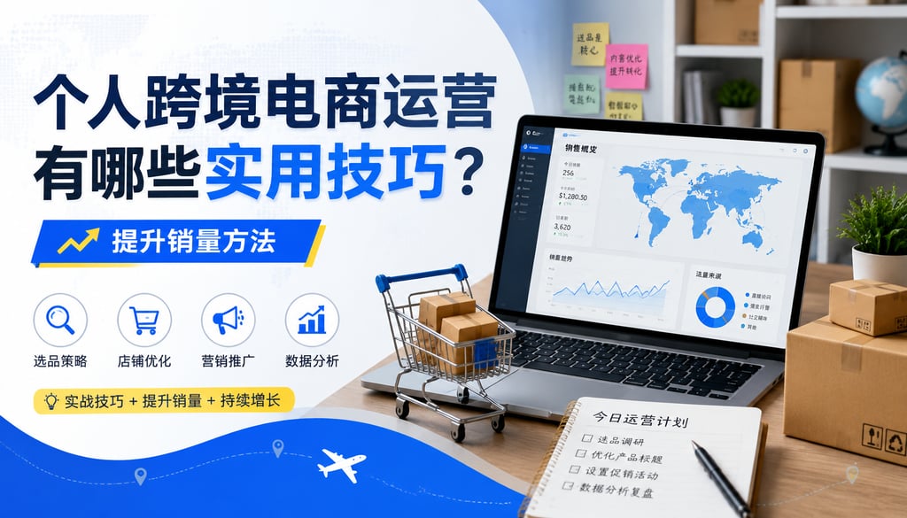 个人跨境电商运营有哪些实用技巧？提升销量方法