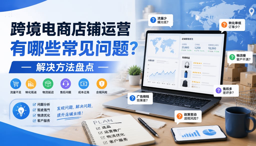 跨境电商店铺运营有哪些常见问题？解决方法盘点