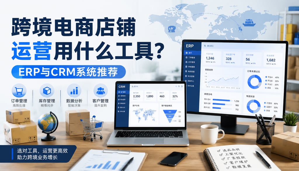 跨境电商店铺运营用什么工具？ERP与CRM系统推荐