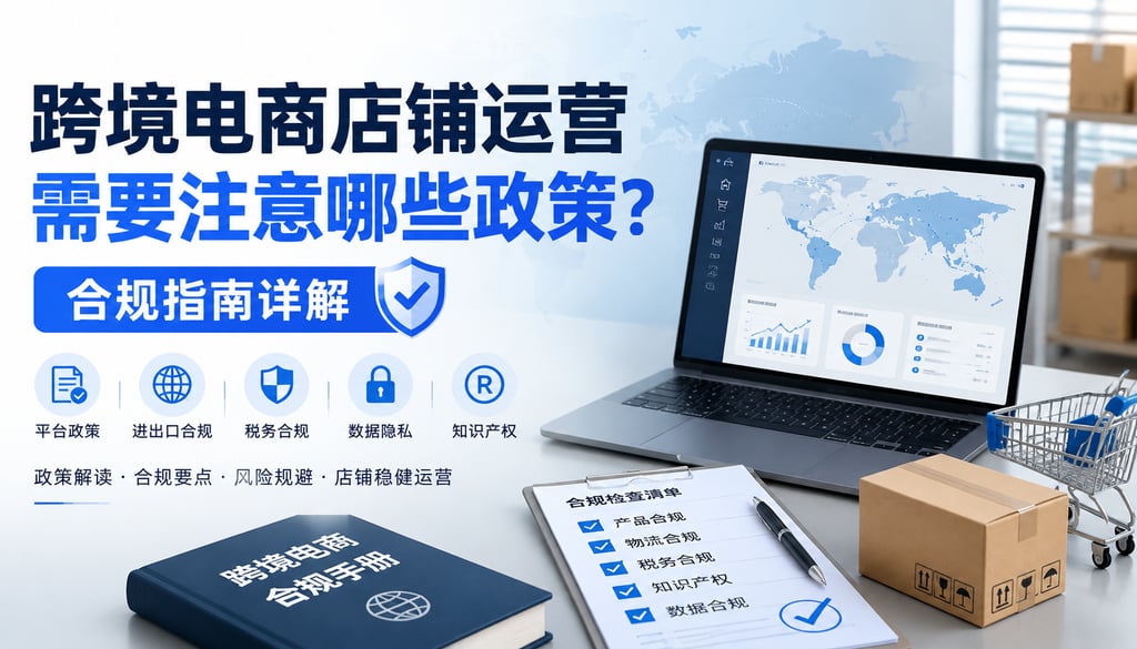 跨境电商店铺运营需要注意哪些政策？合规指南详解