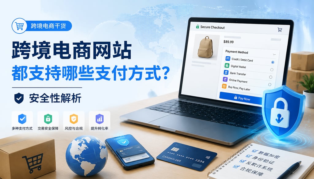 跨境电商网站都支持哪些支付方式？安全性解析