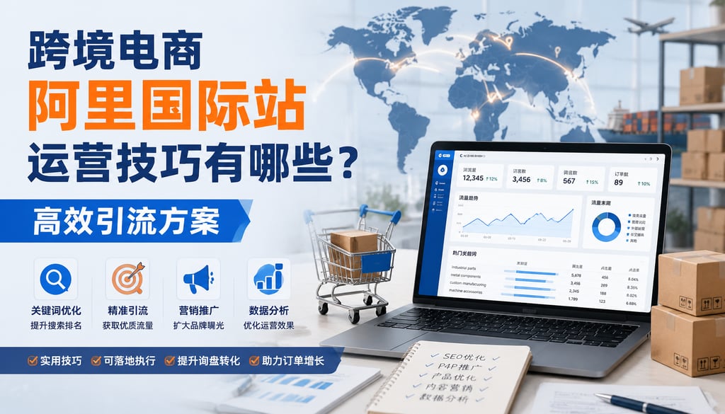 跨境电商阿里国际站运营技巧有哪些？高效引流方案