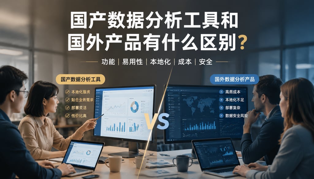 国产数据分析工具和国外产品有什么区别？