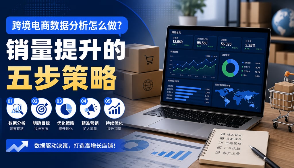 跨境电商数据分析怎么做？销量提升的五步策略