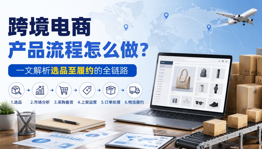 跨境电商产品流程怎么做？一文解析选品至履约的全链路