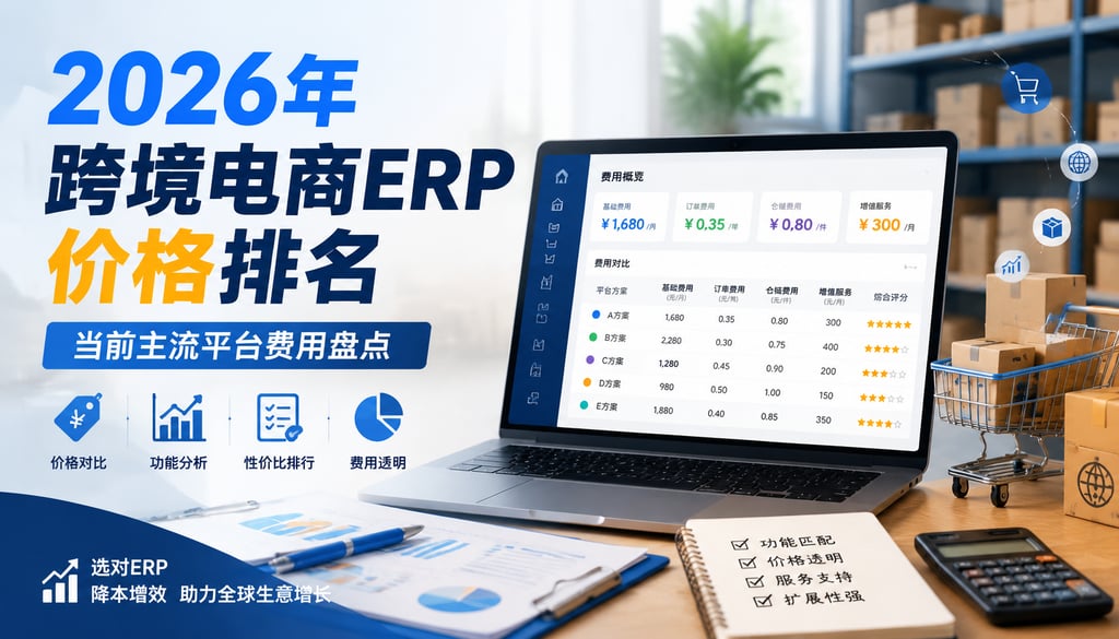 2026年跨境电商ERP价格排名，当前主流平台费用盘点
