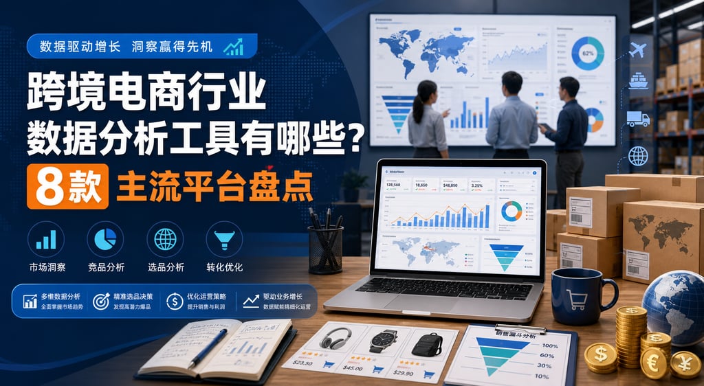 跨境电商行业数据分析工具有哪些？8款主流平台盘点