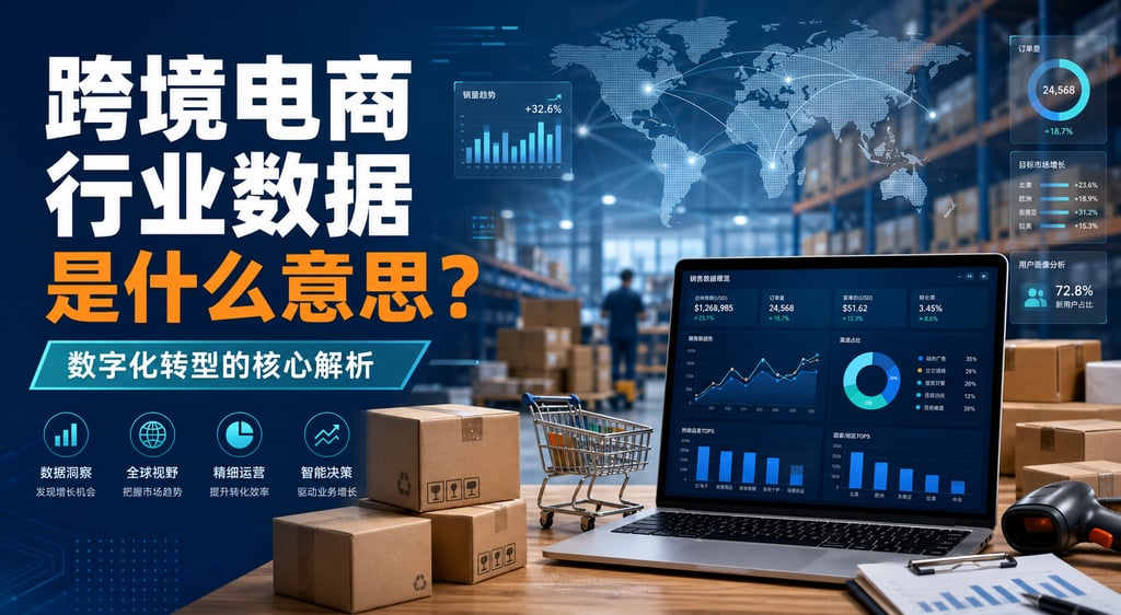 跨境电商行业数据是什么意思？数字化转型的核心解析