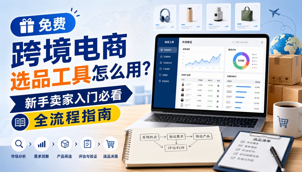 免费跨境电商选品工具怎么用？新手卖家入门必看全流程指南
