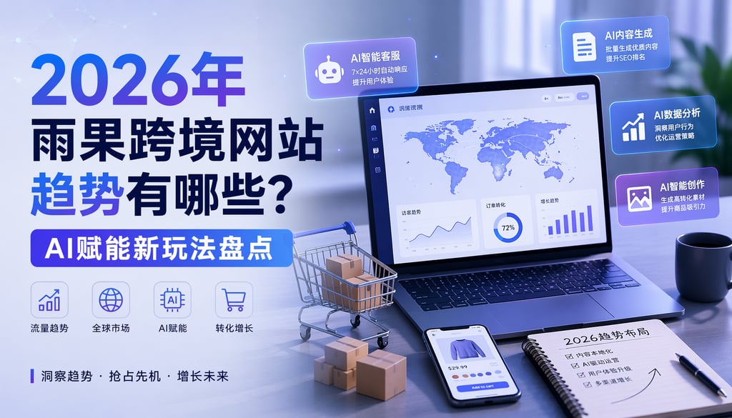 2026年雨果跨境网站趋势有哪些？AI赋能新玩法盘点