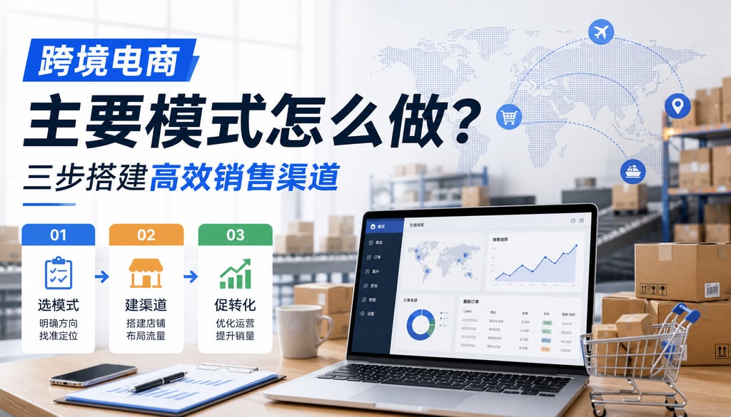 跨境电商主要模式怎么做？三步搭建高效销售渠道